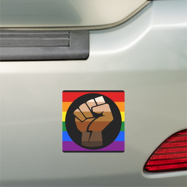 QPOC Pride  Car Magnet (In Situ)