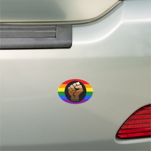 QPOC Pride  Car Magnet