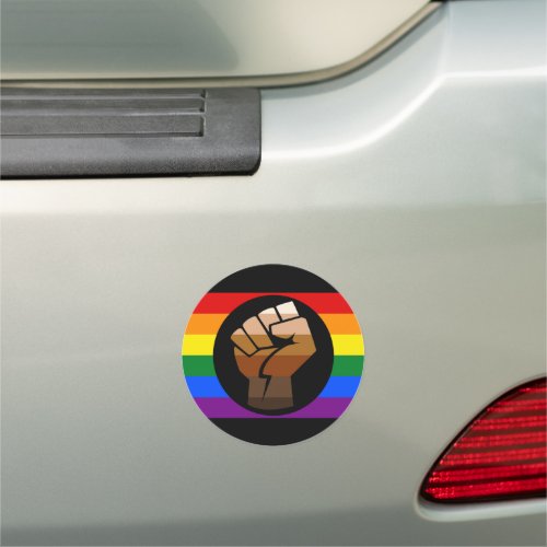 QPOC Pride  Car Magnet