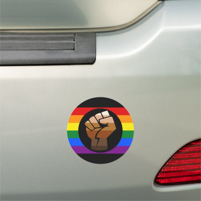QPOC Pride  Car Magnet (In Situ)