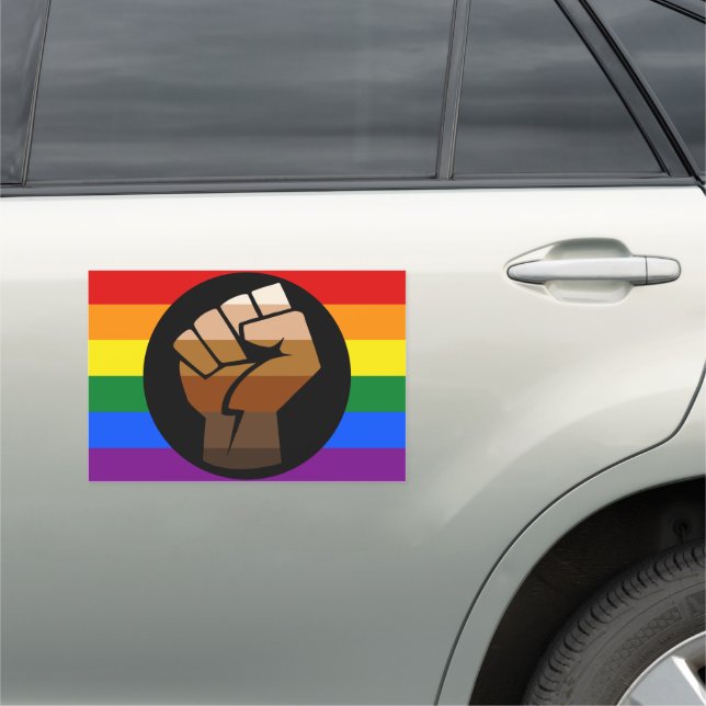 QPOC Pride  Car Magnet (In Situ)