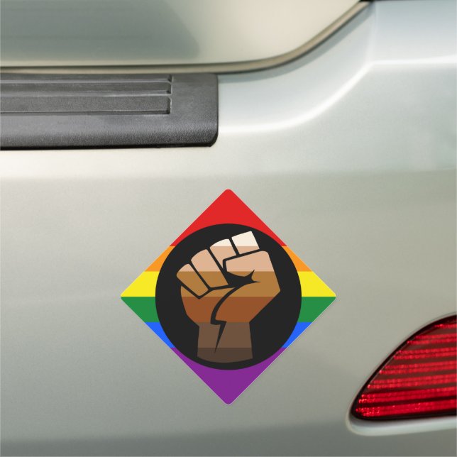 QPOC Pride  Car Magnet (In Situ)