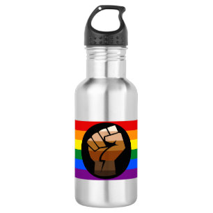 QPOC Pride Stainless Steel Water Bottle