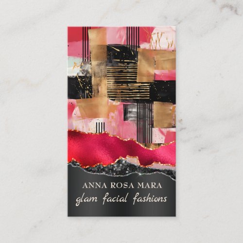 *~* QR AP5 Glam Punk Luxe 5  Fashion Bold Beauty  Business Card