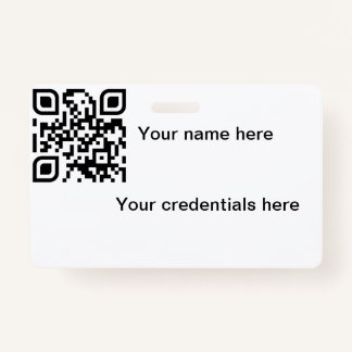 Qr badge