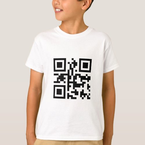 QR Barcode Have a nice day T_Shirt