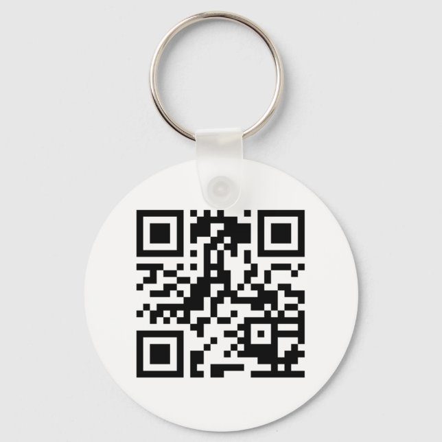 QR Barcode Keychain from http://www.qrsource.com (Front)