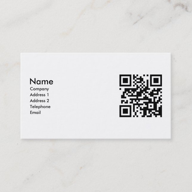 QR Business Card (Front)