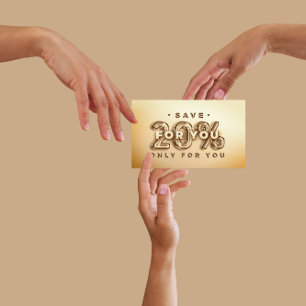 QR CODE 20%OFF DISCOUNT INSERT THANK YOU