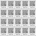 QR Code 20 Sticker Set