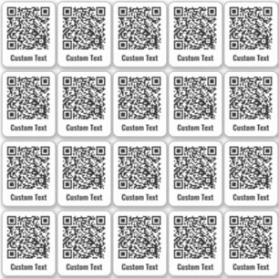 QR Code 20 Sticker Set