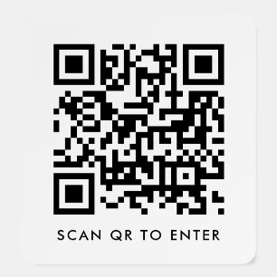 QR Code Access Control Door Lock Entry System Foam Board