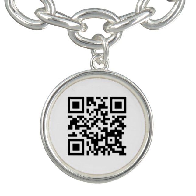 QR code add your own image charm Bracelet (Design)