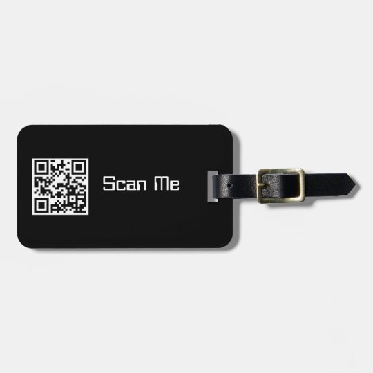 QR Code Add Your Own Luggage Tag