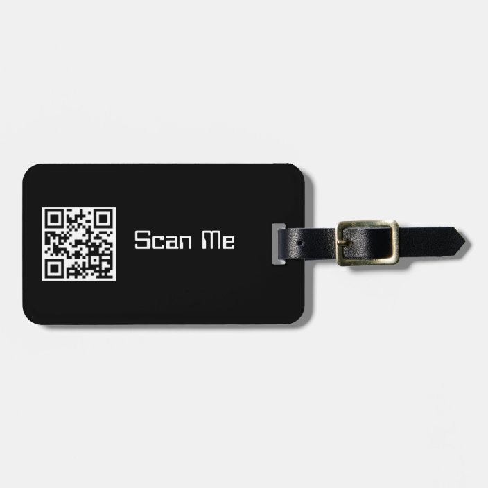 qr luggage tag