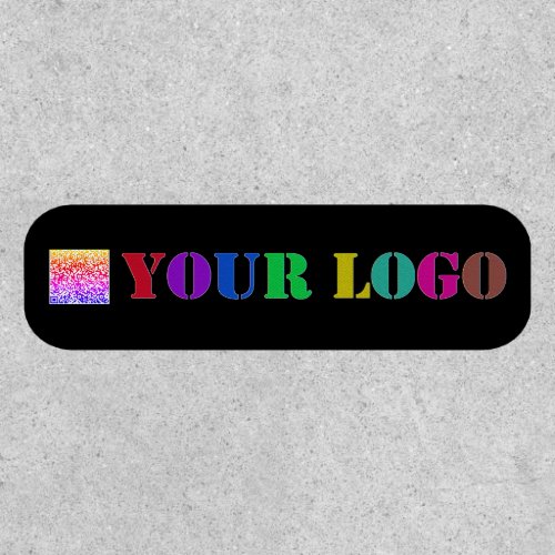 QR Code and Company Logo Patch _ Choose Colors