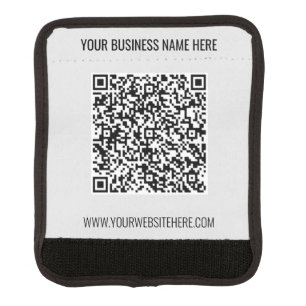 QR Code and Custom Text Professional Personalized Luggage Handle Wrap