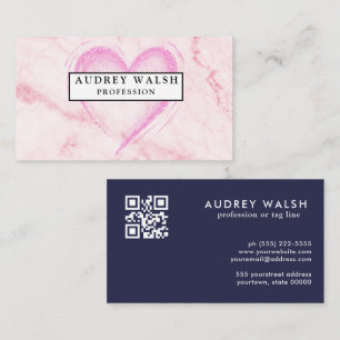 QR CODE Animal Skin Leopard spot earth colors Busi Business Card