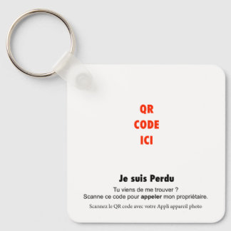 QR Code Anti-Loss for Keys, Pets & Kids Keychain