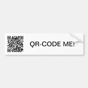 QR code autosticker Bumper Sticker