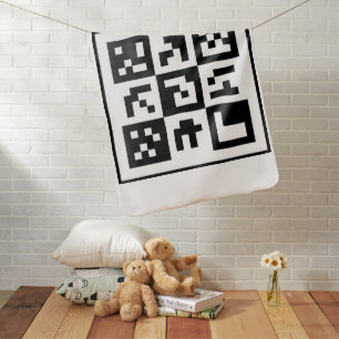 qr code baby blanket
