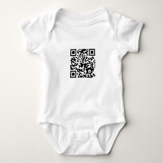 QR Code Baby Bodysuit