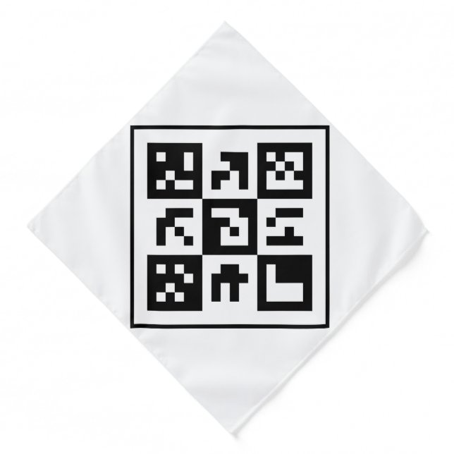 qr code bandana (Front)