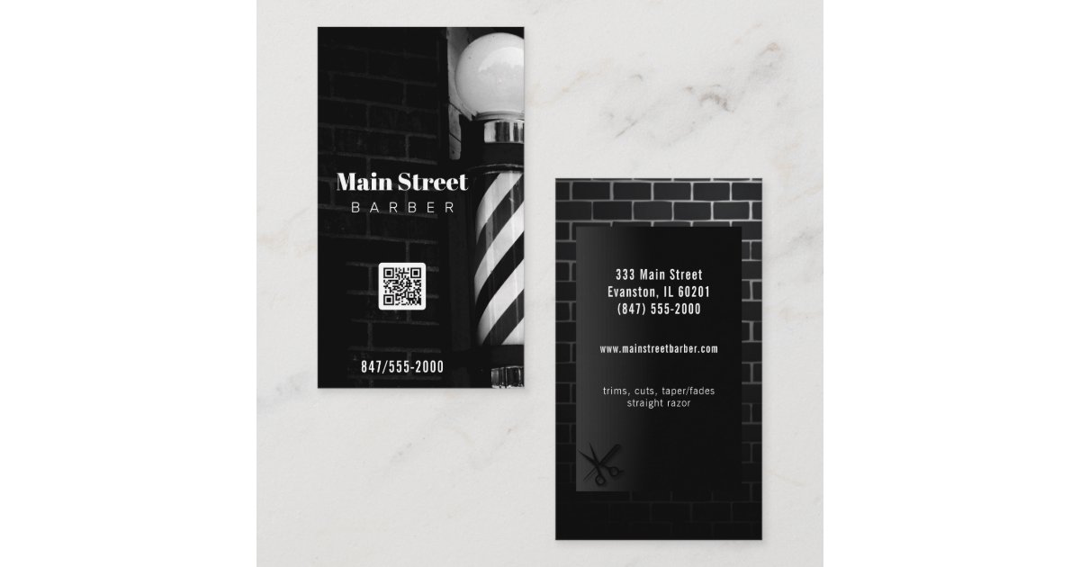 qr code business card Zazzle