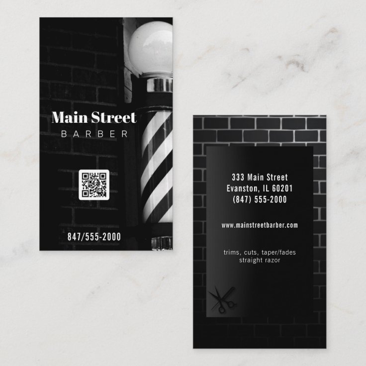 qr code business card Zazzle