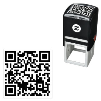 QR Code Bezos' Wealth Self-inking Stamp