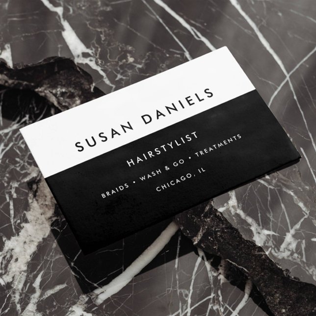 QR Code Black and White Business Card (Creator Uploaded)