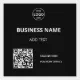 Qr code Black Logo Business Yard Sign | Zazzle