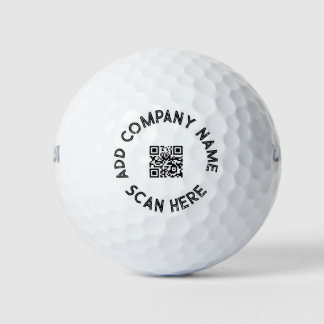 QR Code Business Branding Promotional Golf Balls