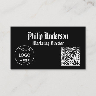 Qr code business card