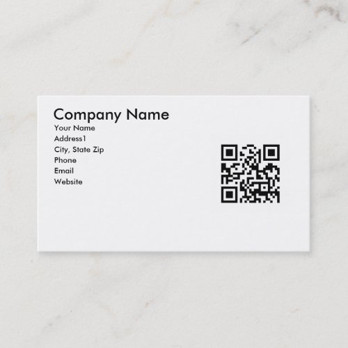 QR Code Business Card