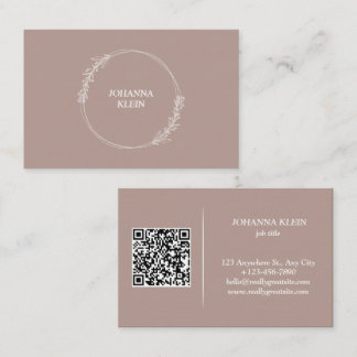 QR Code Business Card