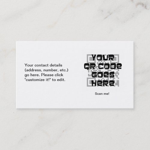 QR Code Business Card
