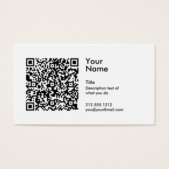 QR Code Business Card