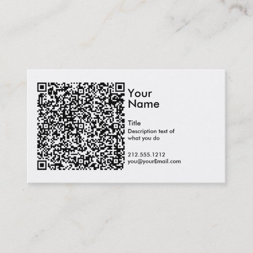 QR Code Business Card