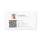 QR code Business card with photo simple corporate 