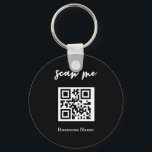 QR Code Business Card Your Logo Custom Keychain<br><div class="desc">QR Code Business Card Your Logo Custom Keychain</div>
