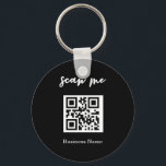 QR Code Business Card Your Logo Custom Keychain<br><div class="desc">QR Code Business Card Your Logo Custom Keychain</div>