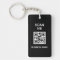 QR Code Business Card Your Logo Custom Keychain