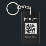 QR Code Business Card Your Logo Custom Keychain<br><div class="desc">QR Code Business Card Your Logo Custom Keychain</div>