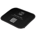 QR Code Business Logo Modern Business Black Car Floor Mat | Zazzle