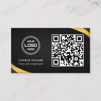 QR Code Business Logo | Professional & Modern Card
