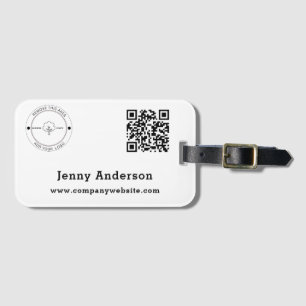 QR Code Business Name & Logo & Bag Tags