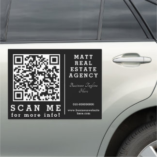 QR Code Business Promotion Truck Car Magnet
