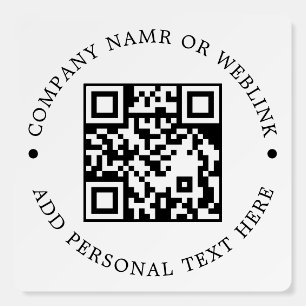 QR Code Business Promotional Foam Board Sign