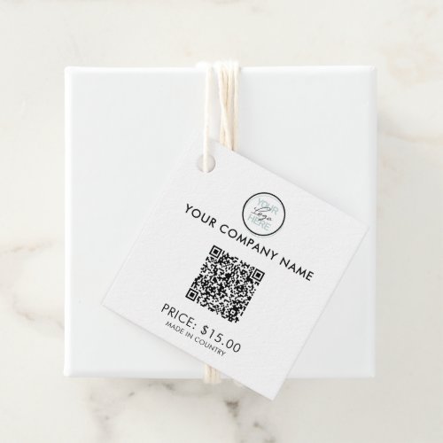 QR Code Business Retail Price Favor Tags
